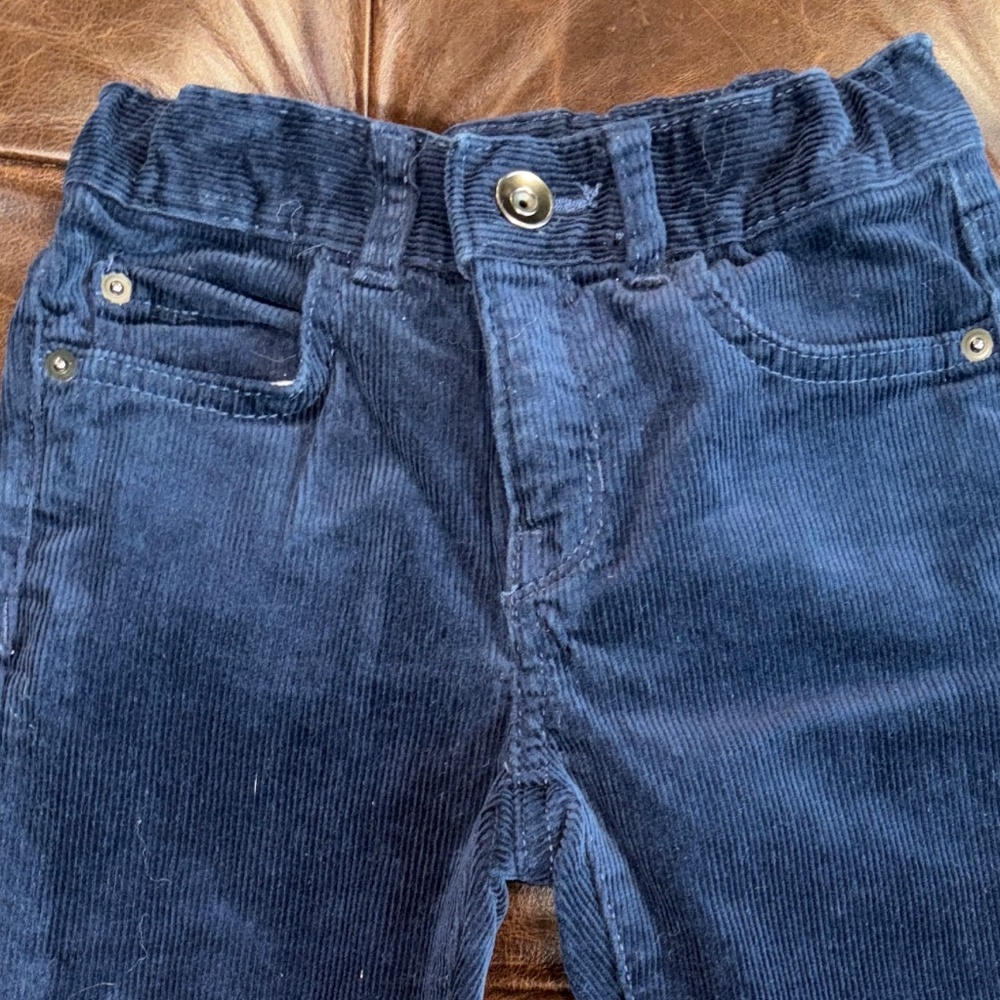 Little boys blue corduroy pants 6